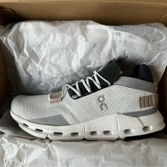 ON Running Cloudnova Women Shoes White Sand - Picture 6 of 6